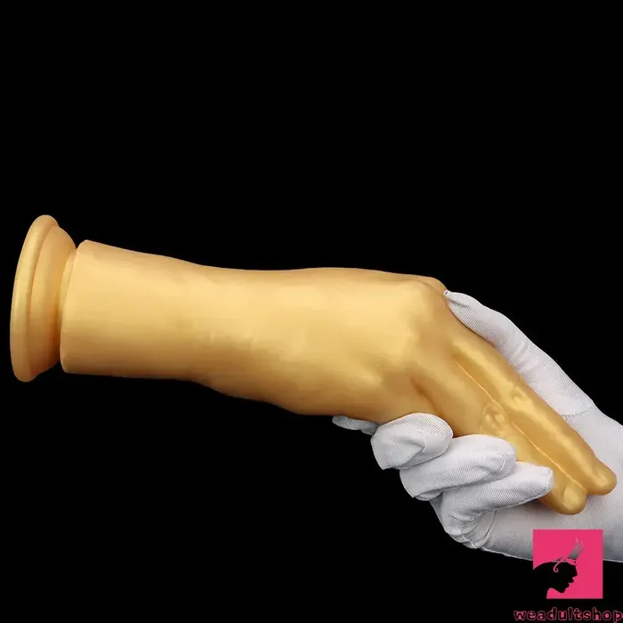 Dildos Weadultshop 63in 866in 1102in Gold Hands Silicone Soft Big Dildo For Fisting Toy