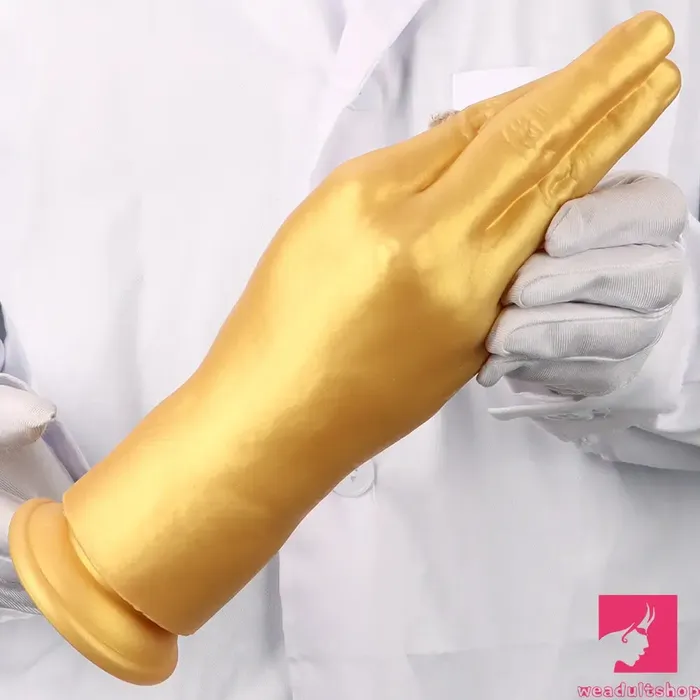 Dildos Weadultshop 63in 866in 1102in Gold Hands Silicone Soft Big Dildo For Fisting Toy