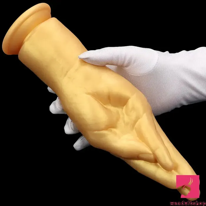 Dildos Weadultshop 63in 866in 1102in Gold Hands Silicone Soft Big Dildo For Fisting Toy