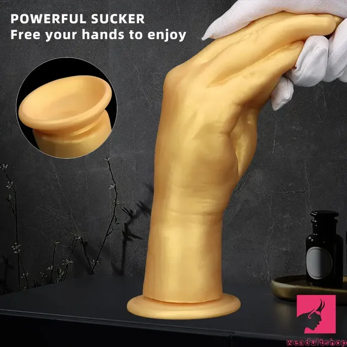 Dildos Weadultshop 63in 866in 1102in Gold Hands Silicone Soft Big Dildo For Fisting Toy