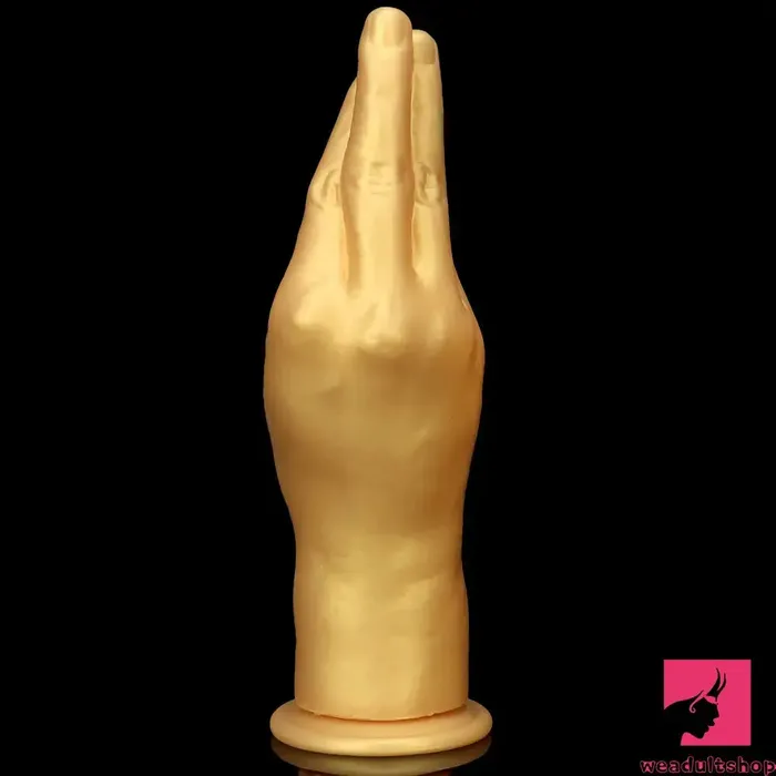 Dildos Weadultshop 63in 866in 1102in Gold Hands Silicone Soft Big Dildo For Fisting Toy