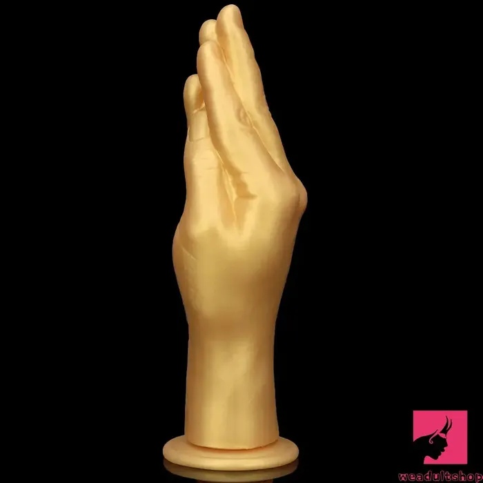 Dildos Weadultshop 63in 866in 1102in Gold Hands Silicone Soft Big Dildo For Fisting Toy
