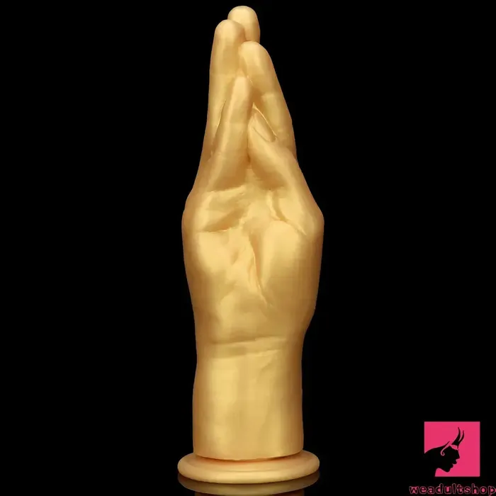 Dildos Weadultshop 63in 866in 1102in Gold Hands Silicone Soft Big Dildo For Fisting Toy
