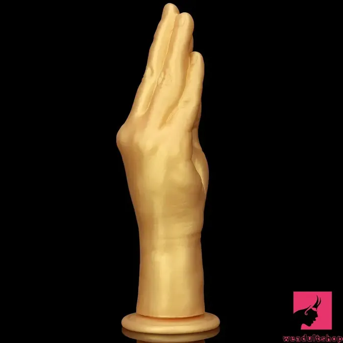 Dildos Weadultshop 63in 866in 1102in Gold Hands Silicone Soft Big Dildo For Fisting Toy