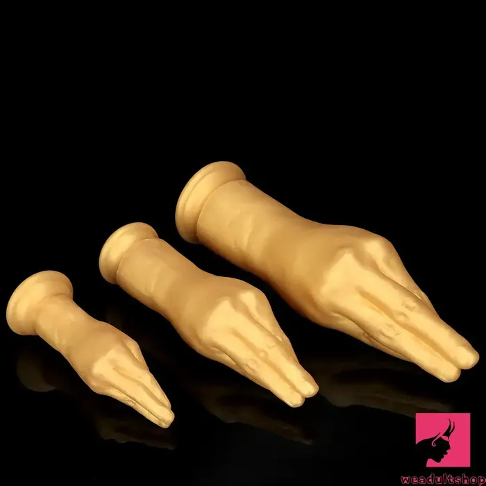 Dildos Weadultshop 63in 866in 1102in Gold Hands Silicone Soft Big Dildo For Fisting Toy