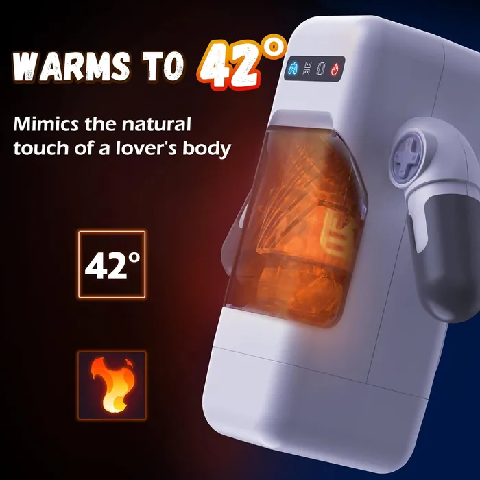 Automatic Male Masturbator with 10 Thrusting Vibration Modes Amovibe Male Sex Toys Automatic Male Masturbator with 10 Thrusting Vibration Modes Amovibe Male Sex Toys