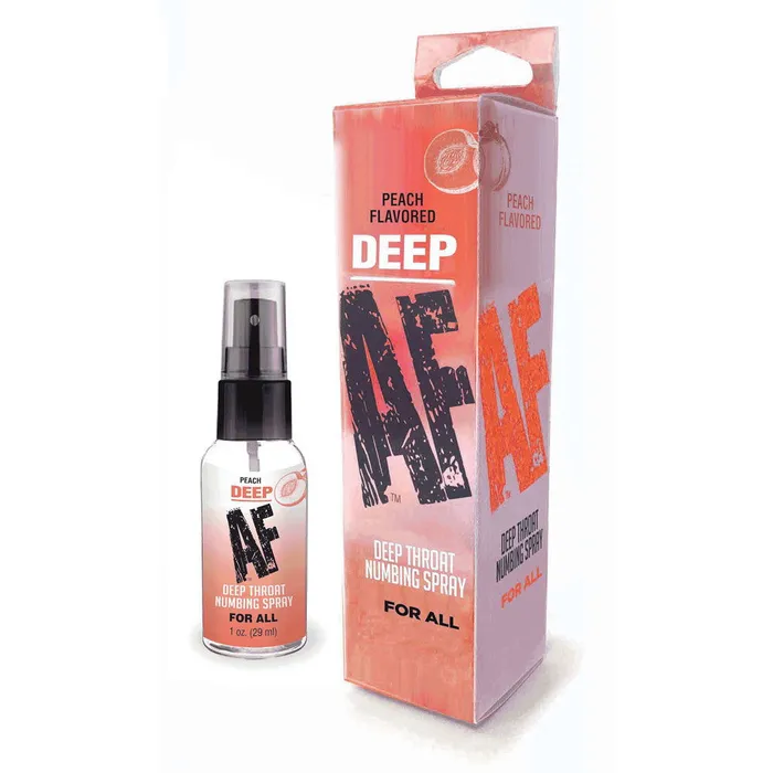 Deep AF Peach throat spray ShhhWndsr Male Sex Toys