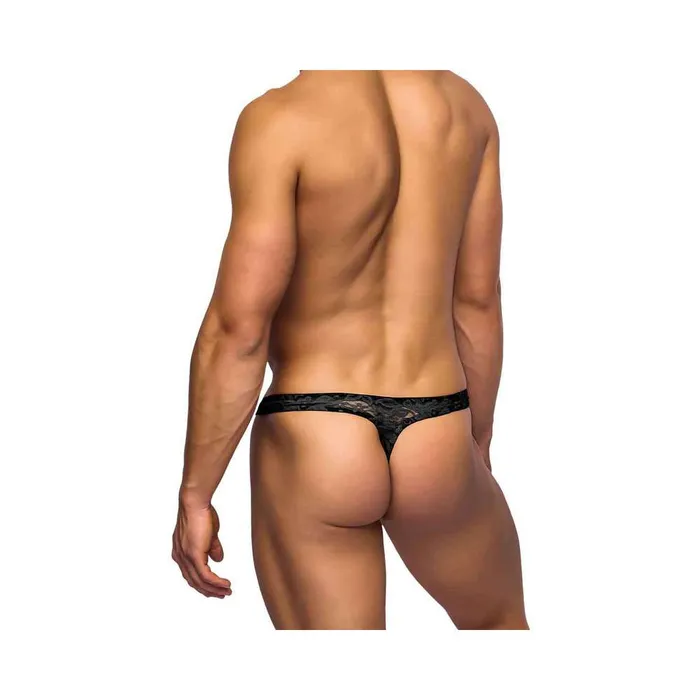 Fairvillacom Anal Bong Thong Stretch Lace Black LargeXL