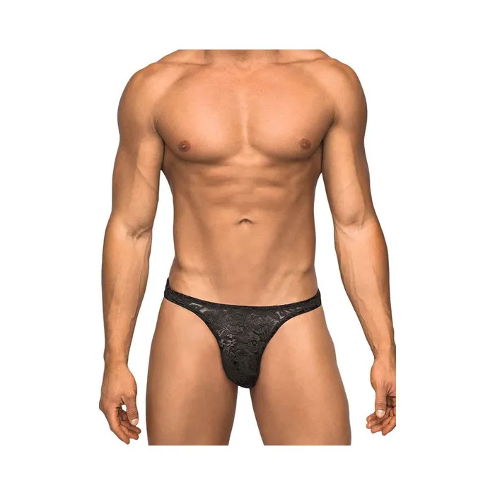 Fairvillacom Anal Bong Thong Stretch Lace Black LargeXL