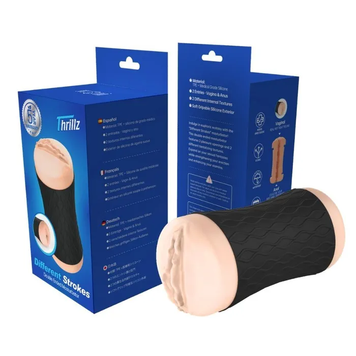 Fairvillacom Male Sex Toys Thrillz Different Strokes Double Ended Masturbator Flesh Fairvillacom Male Sex Toys Thrillz Different Strokes Double Ended Masturbator Flesh