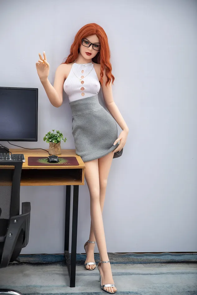 Male Sex Toys Lucy 157cm tall Redhead sex doll with pale skin tone B67 x W48 x H77cm ShhhJrl