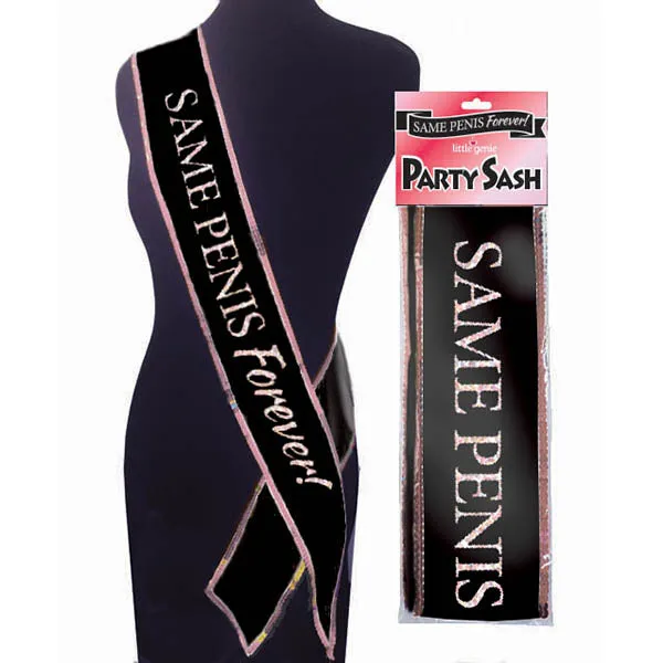 Male Sex Toys ShhhWndsr Same Penis Forever Sash Hens Party Novelty