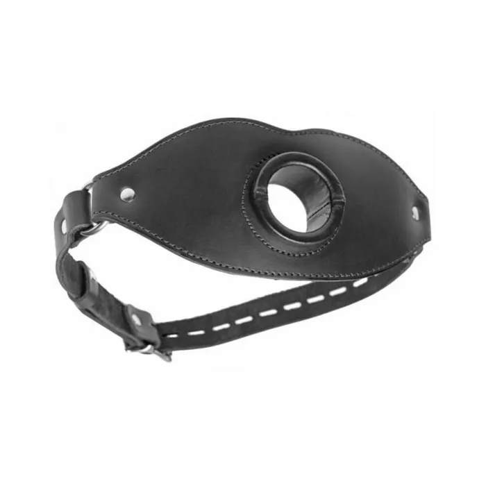 Restraints Fairvillacom Feeder Locking Open Mouth Gag Black Leather OS