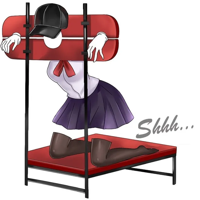 Shhh BDSM Stocks stool SS1 Red or Black ShhhBrand Anal