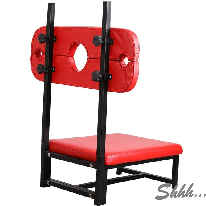 Shhh BDSM Stocks stool SS1 Red or Black ShhhBrand Anal