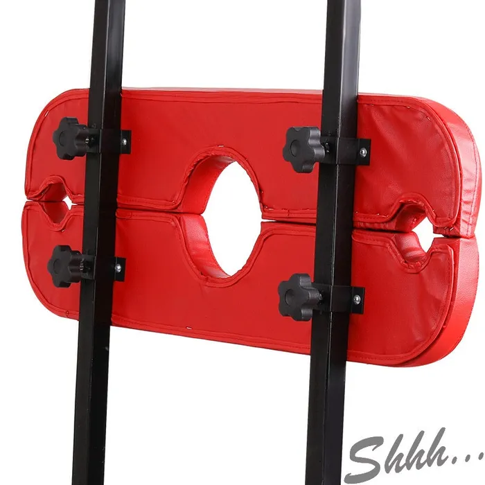 Shhh BDSM Stocks stool SS1 Red or Black ShhhBrand Anal