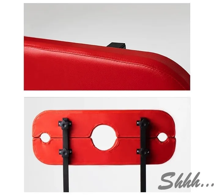 Shhh BDSM Stocks stool SS1 Red or Black ShhhBrand Anal