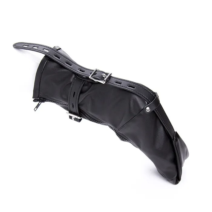 ShhhOb Male Sex Toys Soft Leather padded bootie socks for Women Ankle length with zip buckle adjustment