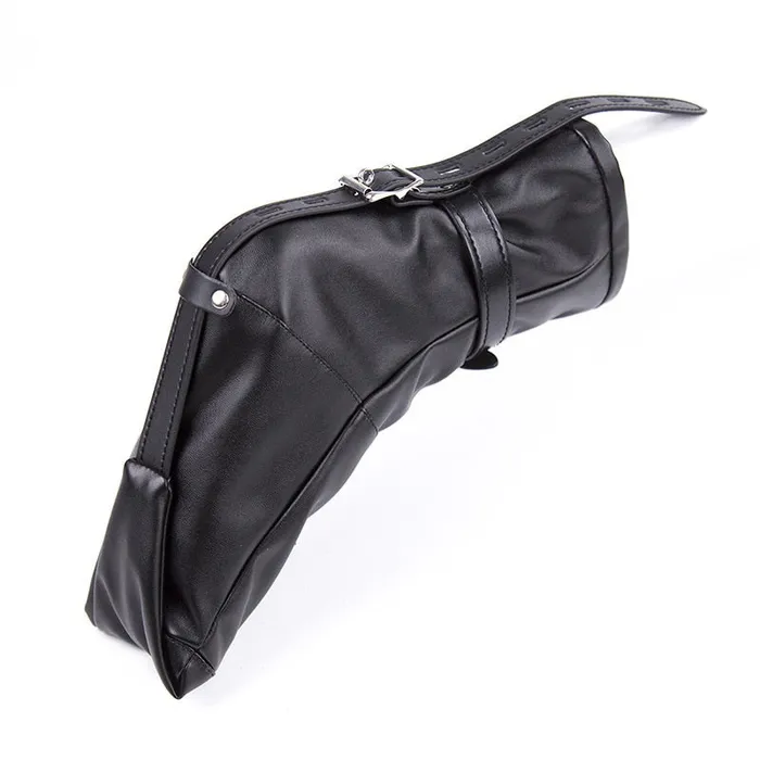 ShhhOb Male Sex Toys Soft Leather padded bootie socks for Women Ankle length with zip buckle adjustment