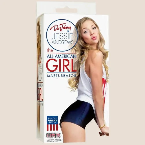 Doc Johnson Male Sex Toys BESTSELLER Doc Johnson Jessie Andrews All American Realistic Masturbator