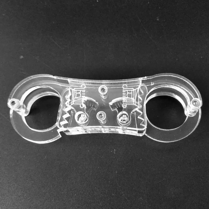 LoveLife SexToys Dildos Acrylic Glass Finger Cuff Ratchet Clasp