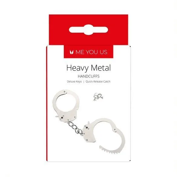 Me You Us Couples Me You Us Heavy Metal Handcuffs