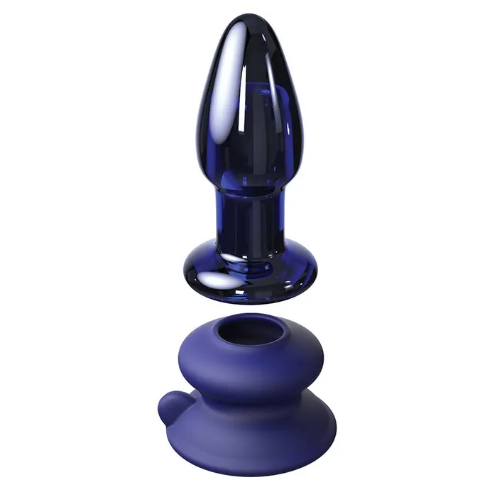 PipeDream Anal Icicles No 85 Vibrating Glass Butt Plug Massager